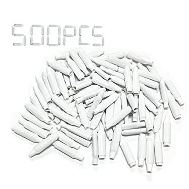 Imagem de Conectores de arame de baixa tensão – QIYAT Dry B-Connectors Tipo de feijão de arame para baixa tensão, branco (500 peças)