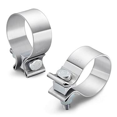 Imagem de Braçadeira de exaustão estreita – grampo de tubo repetível e confiável, fácil de desmontar e instalar ótimo para tubo de escape, ponta de escape, coletor de exaustão, ressonador de exaustão, programa de reparo de silenciador de exaustãoESPEEDER 2.25in - 2Pcs 2AZ536EX-2.25