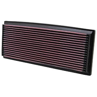 Imagem de K&N Filtro de ar do motor: Alto desempenho, premium, lavável, filtro de reposição: Compatível com JEEP 1986-1997 (TJ, Wrangler I, Cherokee, Comanche, Wagoneer), 33-2046