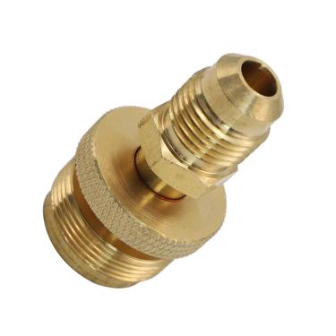 Imagem de Adaptador de conexão do regulador de propano para tanque de propano Meter Star de 450 g, converte em peças de 3/8 de polegada para fogo macho, peças de fogão de grelha para acampamento portáteis