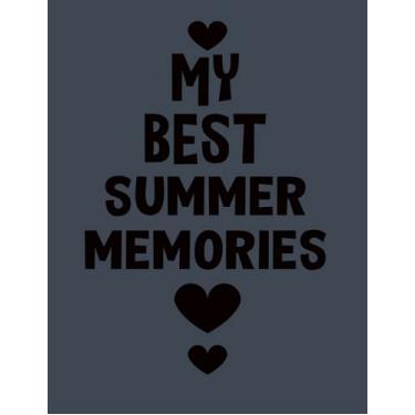 Imagem de My Best Summer Memories Giant Notebook: 590 College Ruled Pages, Extra Large Notebook 8.5 x 11 In, Big Notebook Diary