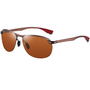 Imagem de Oculos de Sol Masculino Quadrado de Aluminio Esporte com Proteção Uv400 AORON 4302 (C5)