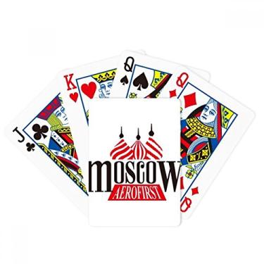 Imagem de DIYthinker Moscow Aero Primeiro Padrão Ilustração Poker Baralho Presente de Mesa