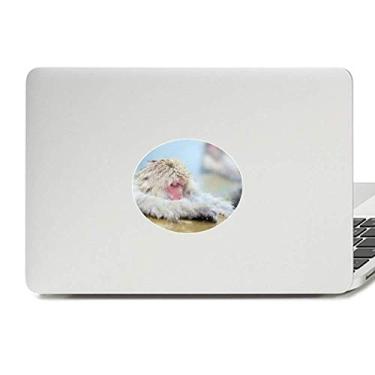 Imagem de Adesivo de notebook com emblema de vinil e fotografia de animal de organismo de macaco