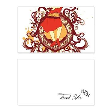 Imagem de Ilustração de espada Samurai vermelha japonesa cartão de agradecimento aniversário aniversário saudação casamento agradecimento