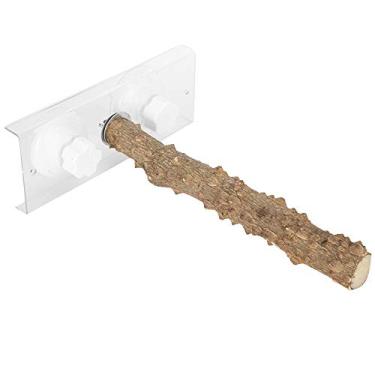 Imagem de Dia dos Namorados romântico Papagaios em pé, poleiro de papagaios Leftwei com ventosa para animais de estimação, haste de pé de papagaios para animais de estimação, pássaros de poleiro de chuveiro de pássaro para papagaios