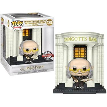 Imagem de FUNKO POP HARRY POTTER * DELUXE * GRINGOTTS BANK W/ GRIPHOOK EX 138
