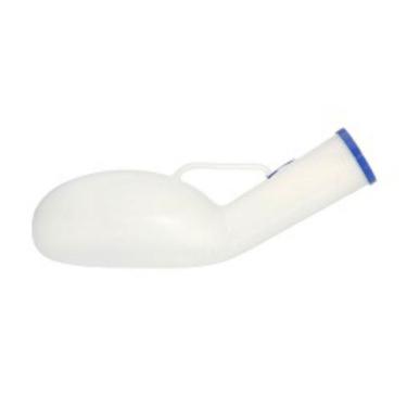 Imagem de Urinol Papagaio Plástico - Coletor Marreco de Urina Masculino 1.400 ML - MF