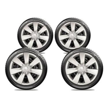 Imagem de Calota Jogo Renault Sandero Logan 2016 2018 Aro 14 G461J