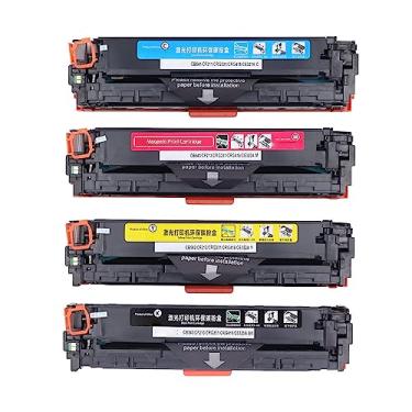 Imagem de 4 Unidades de Substituição do Cartucho de Toner para Impressora HP Color Laserjet CP1215 CP1518ni CM1312nfi CM1312 CP1515n CP1525nw M251