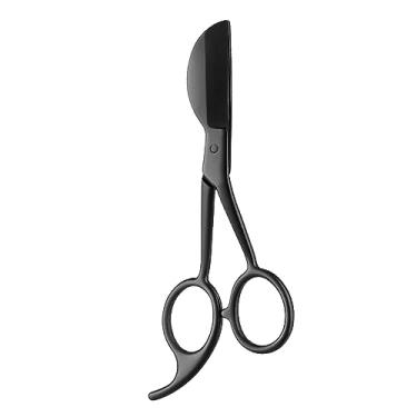 Imagem de Tesoura para apliques, lâmina de pato, ferramenta em miniatura, lâmina leve de pelicano para linha, tecido, bordado, tapete, corte de tecido, PRETO