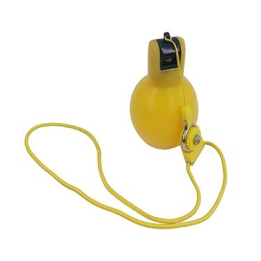 Imagem de harayaa Apitos manuais para adultos e crianças, apito leve, treinamento manual para trekking, futebol, equipamento de treinamento de cães de emergência, AMARELO