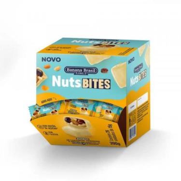 Imagem de Bombom Nutsbites Chocolate Branco Mini Display C/26 - Banana Brasil