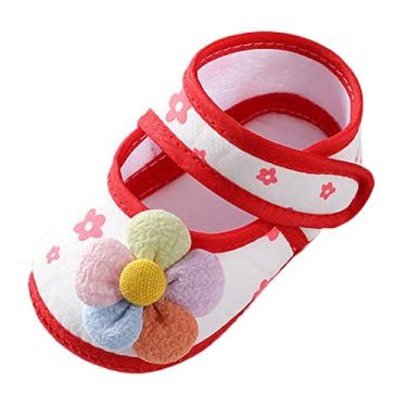 Imagem de Sandálias infantis para meninos tamanho 8 planas simples para 324 m andadores sandálias para meninas sapatos de verão meninos criança chinelo, Vermelho - B, 6-12 Months Infant