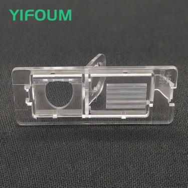 Imagem de Yifoum suporte da câmera de visão traseira do carro luz da placa licença para renault espace megane