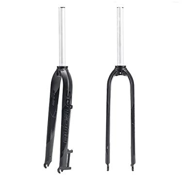 Imagem de BUCKLOS Garfos rígidos para mountain bike de 26/27,5/73.7 cm, freio a disco rígido MTB de 3,5 cm, garfo rígido de liga de alumínio superleve, ajuste BMX MTB, bicicleta de estrada