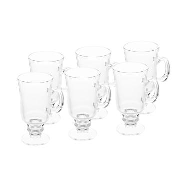 Imagem de Conjunto 6 Taças de Vidro para Cappuccino 250ml   Lyor