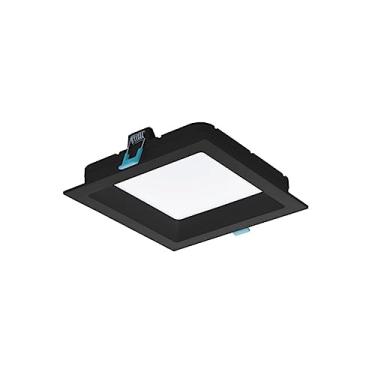 Imagem de Plafon Led 12W Stella Embutir Deep 16,7cm Preto 3000K STH8902PTO/30