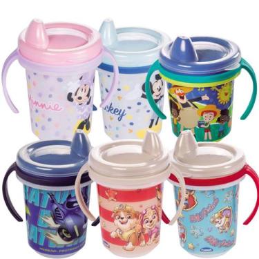 Imagem de Caneca Copinho Infantil Com Alça E Proteção Para Bico 330 Ml Disney Mi