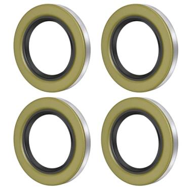 Imagem de NOOTO Pacote com 4 10-36-LOTOF4 Vedação de graxa labial dupla 2,25 x 3,376 para Dexter 010-036-00, TruRyde GS-2250DL, Texcom 22333TBN, National 452920, 482920, NOK AD3135E1, AD333TBN, National 452920,