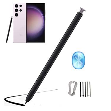 Imagem de Caneta S23 Ultra Stylus (com Bluetooth) de substituição para Samsung Galaxy S23 Ultra 5G Touch Stylus Pen S Pontas/pontas de substituição (lavanda)
