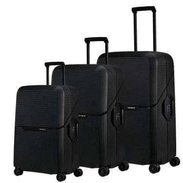 Imagem de Conjunto de Malas Magnum Eco Samsonite Polipropileno Cadeado Tsa e Rodas Duplas 3 Pçs P/m/g