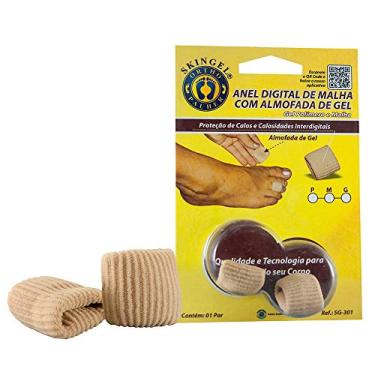 Imagem de Ortho Pauher Anel Digital De Malha Com Almofada De Gel Nude Pequeno