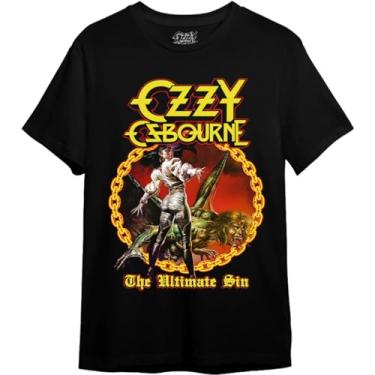 Imagem de Camiseta Ozzy Osbourne The Ultimate Sin (BR, Alfa, PP, Regular, Preto)