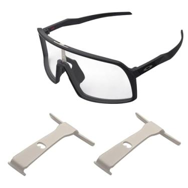 Imagem de ThunderClap 2 peças de substituição para óculos de sol Oakley Sutro Lite OO9463/Sutro Lite AF OO9463A/Sutro Lite Sweep (ventilado) OO9465 - prateado