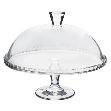 Imagem de Boleira de Vidro com Pé e Tampa Patisserie 32cm - Pasabahçe