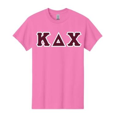 Imagem de Camiseta Kappa Delta Chi Twill Letter, rosa, M