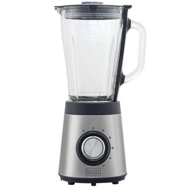 Imagem de Liquidificador Inox Com Jarra De Vidro Gourmand Gris Black+Decker 700W
