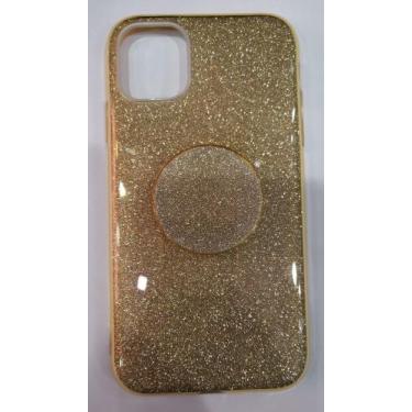 Imagem de Capa Capinha iphone 11 tela 6.1 Glitter Brilhante - sem, Ouro / Dourad