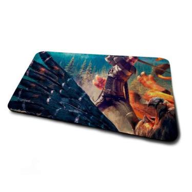 Imagem de Mouse Pad Gamer The Witcher Geralt e Glifo - Império da Impressão, 60c