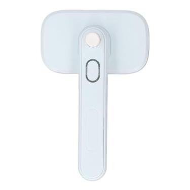 Imagem de A Escova Mais Lisa do Cão e do Gato da Auto Limpeza, Dentes Negativos do Pente do Pino do íon Remove Suavemente A Escova Solta da Pele para Fontes Dos Cães Dos Gatos (BLUE)