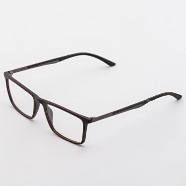 Imagem de Armação Óculos de Grau Masculino Retangular Jacob- Óculos Sunrise, Mar