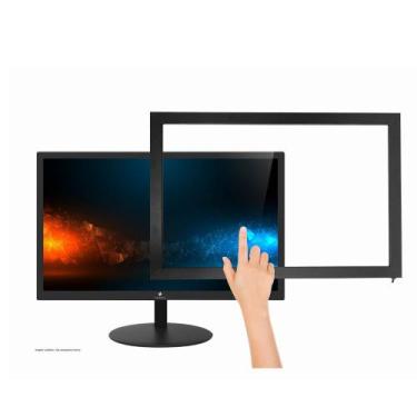 Imagem de Tela Moldura Touch Screen Infra Vermelho 17" 4:3 10 Toques O&m - BRAZI