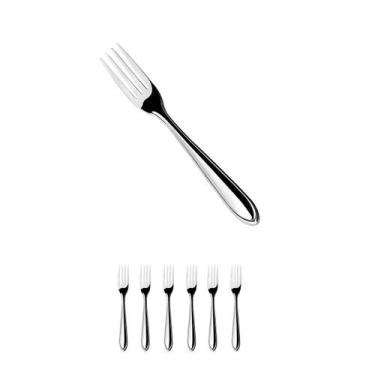Imagem de KIT 6 Garfos De Mesa Jantar de Aço Inox 19CM - Rio Tijucas