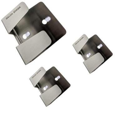 Imagem de Kit Porta Esponja em inox com 3 pcs para Cuba de Cozinha Gourmet - CAL