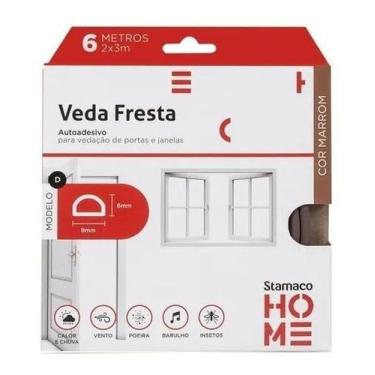Imagem de Veda Fresta Modelo D Marrom - 6 Metros Stamaco Home