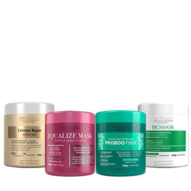 Imagem de Cronogra Capilar Máscaras Extreme Repair + Biomask + Proboo + Equalize