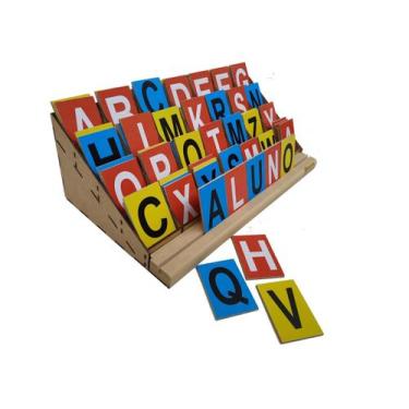 Imagem de Alfabeto Móvel Degrau Mdf 84 Letras Jottplay