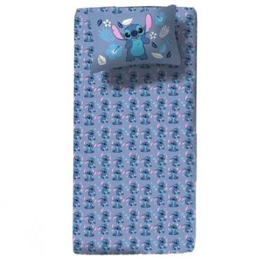 Imagem de Jogo De Lençol Solteiro Infantil 2 Peças Lilo Stitch Disney - Shopview