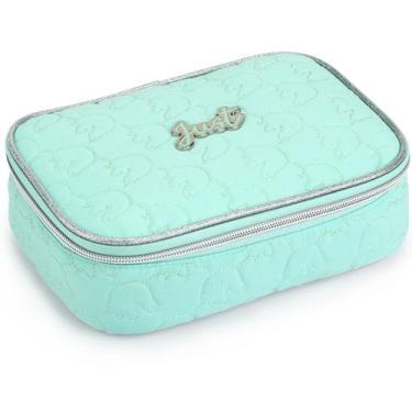 Imagem de Estojo Escolar Bordado Unicórnios Meninas Infantil Meninas - Denlex, V