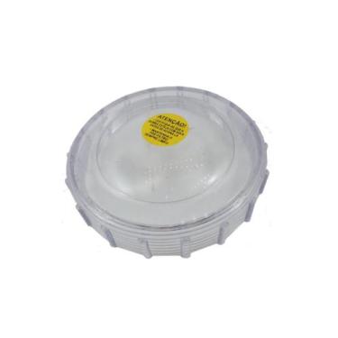 Imagem de Tampa Acrilico Transparente Do Pre Filtro Motobomba Piscina - Gadstore