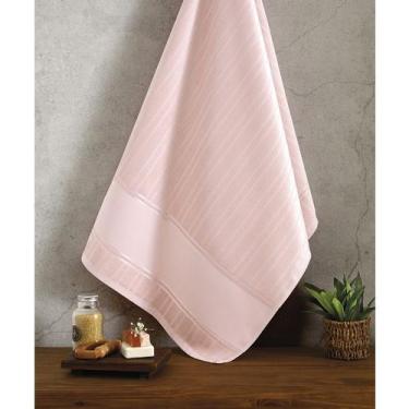 Imagem de Toalha de Lavabo Dohler Velour Para Pintura Artesanalle 30x45cm, Rosa 