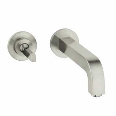 Imagem de AXOR Citterio Modern Minimalista Polido à Mão 1 Alça 2 Torneira de Pia de Banheiro de 7,6 cm de Altura em Níquel Escovado, 39116821