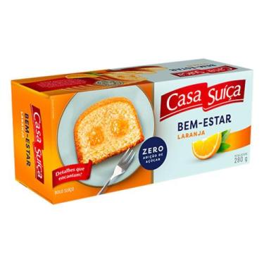 Imagem de Bolo Laranja Zero Açúcar Casa Suiça 280g - Casa Suíça