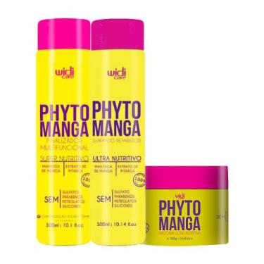 Imagem de Kit Manutenção Phyto Manga Shampoo Finalizador E Máscara - Widi Care