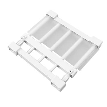 Imagem de Armário de Tensão Prateleira Expansível Divisor Rack Armazenamento Versátil Organizador Guarda-roupa para Armário Banheiro Cozinha (23‑30 cm/9,1‑11,8 pol. de comprimento)